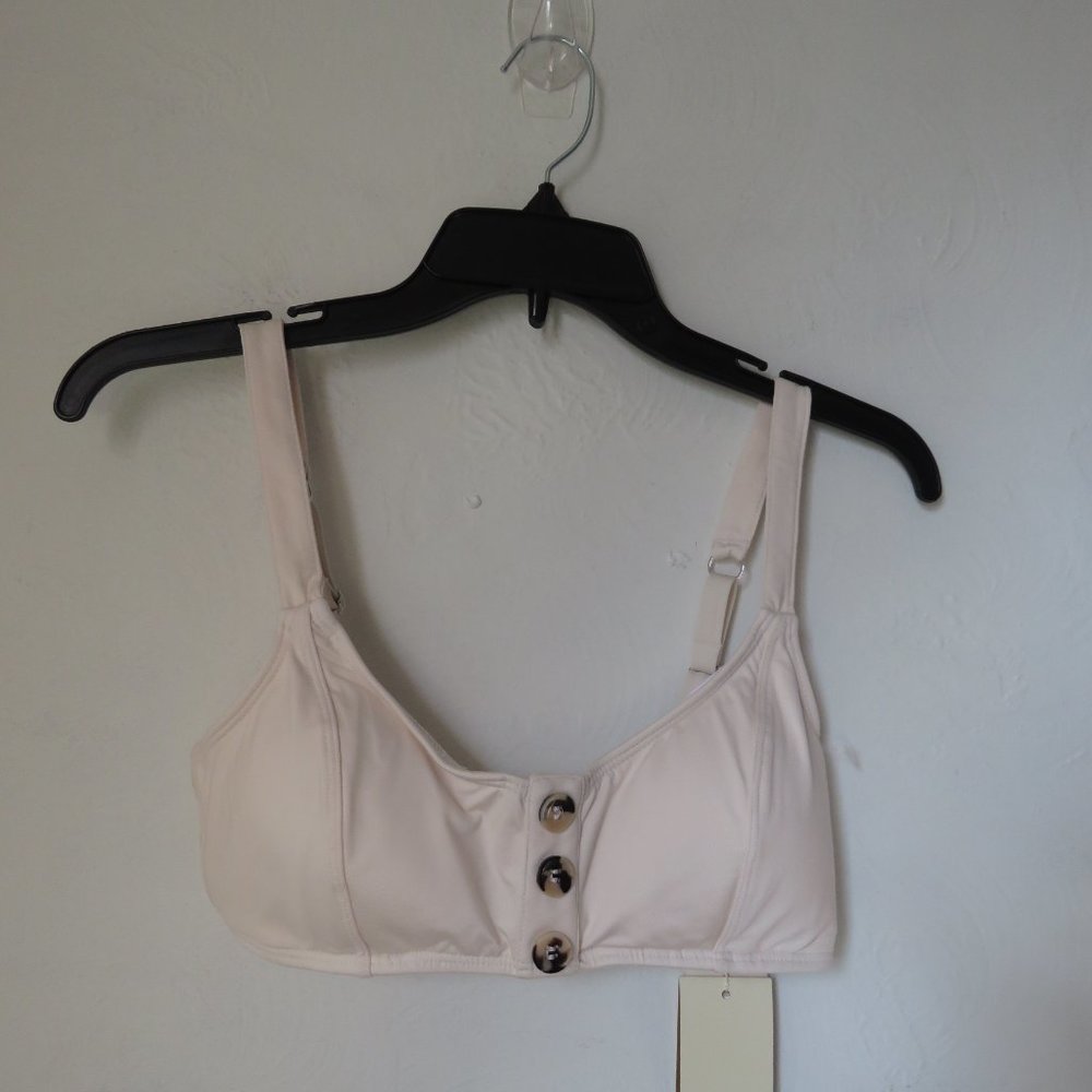Gottex Collection Bikini Top Ivory 8 NWT